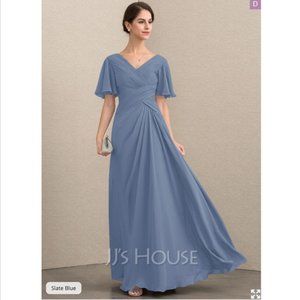 JJ House Floor-Length Chiffon Dress